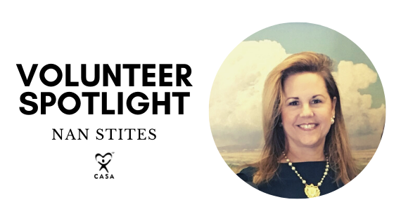 Volunteer Spotlight. Nan Stites. CloseUp. 